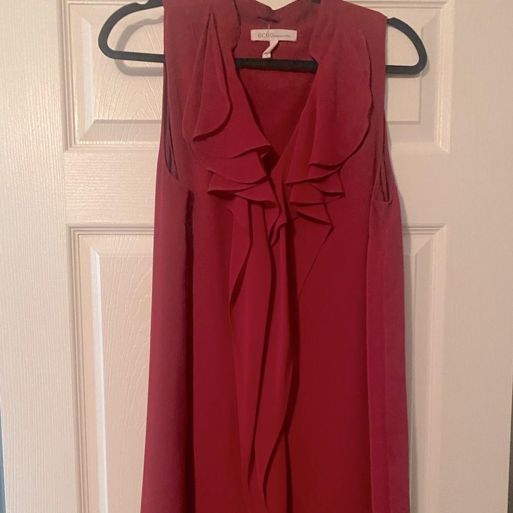 BCBG maroon/magenta dress